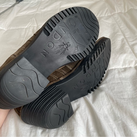 Fly London Wate Slip On Suede Ankle Booties Brown Women’s Size 8/39 - Picture 4 of 12